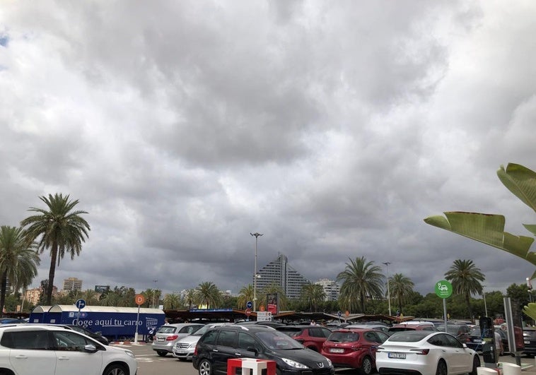 Nubes sobre Valencia.