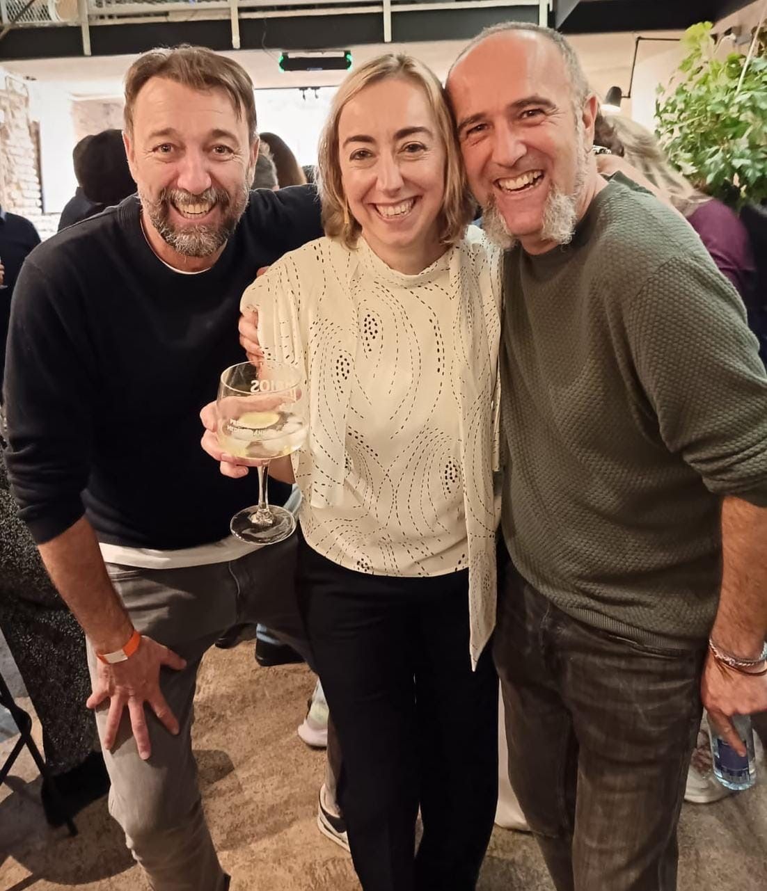 José Carlos Cabanes, Ana Goyanes y Gonzalo Simó.