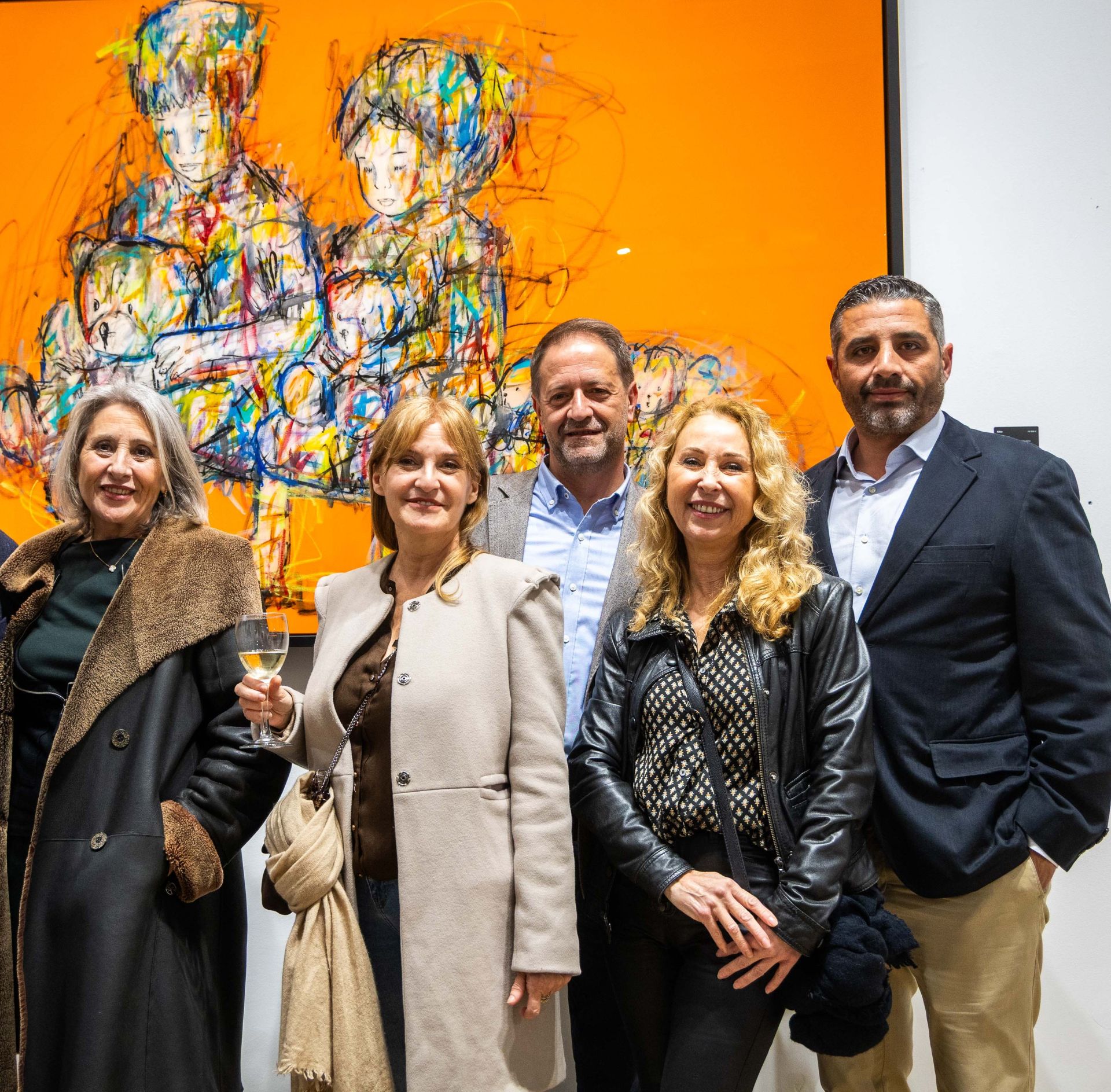 Pilar Lorente, Cristina Amador, Javier Ruiz, Ana Martínez y Ricardo Marcilla.