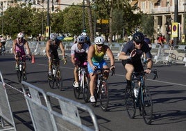 La Copa del Mundo de Triatlón 2024 disputada en La Marina de Valencia.