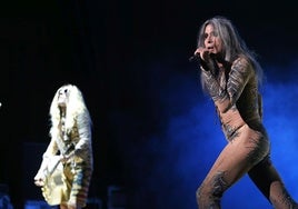 Nancys Rubias durante un concierto, imagen de archivo.