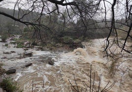 Lluvias en la provincia de Castellón, este lunes.