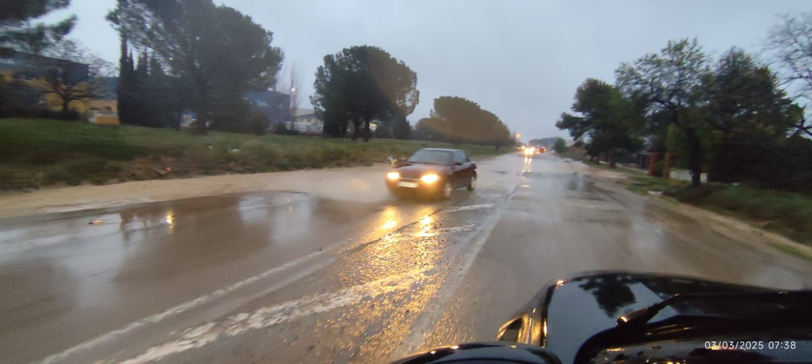 FOTOS | Las fuertes lluvias golpean la Comunitat Valenciana este lunes