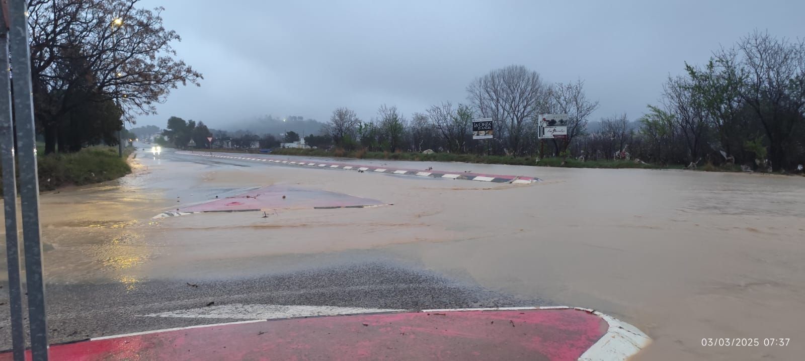 FOTOS | Las fuertes lluvias golpean la Comunitat Valenciana este lunes