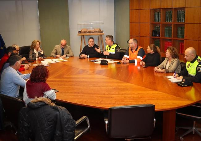 Reunión del Cecopal en Torrent presidido por la alcaldesa Amparo Folgado.