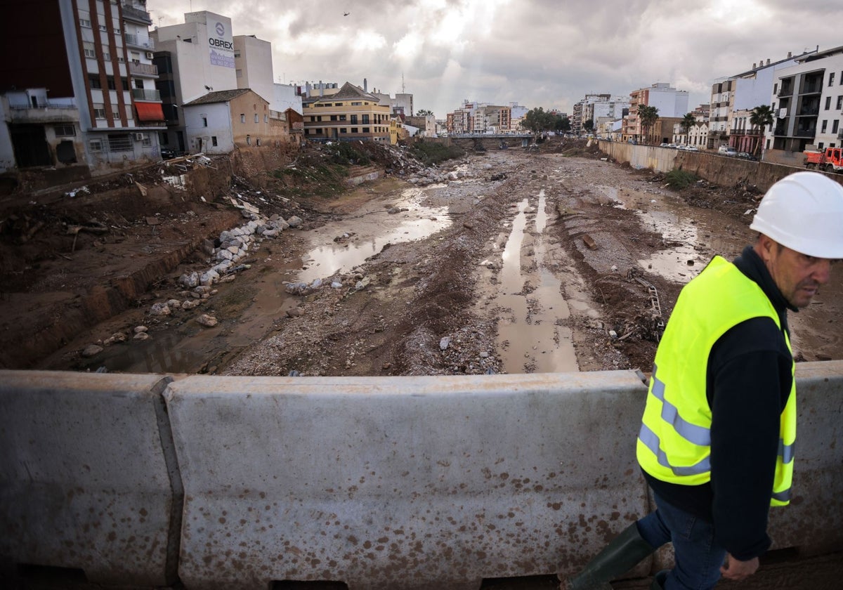 El barranco del Poyo, un mes después de la tragedia.