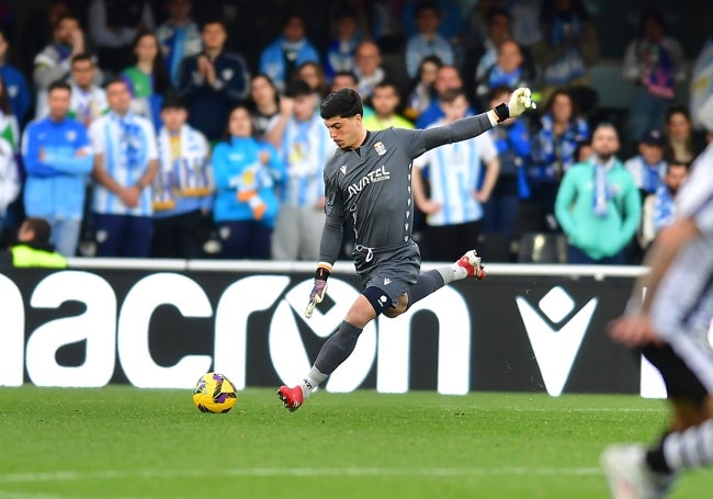 Pablo Cuñat, durante un partido de esta temporada.