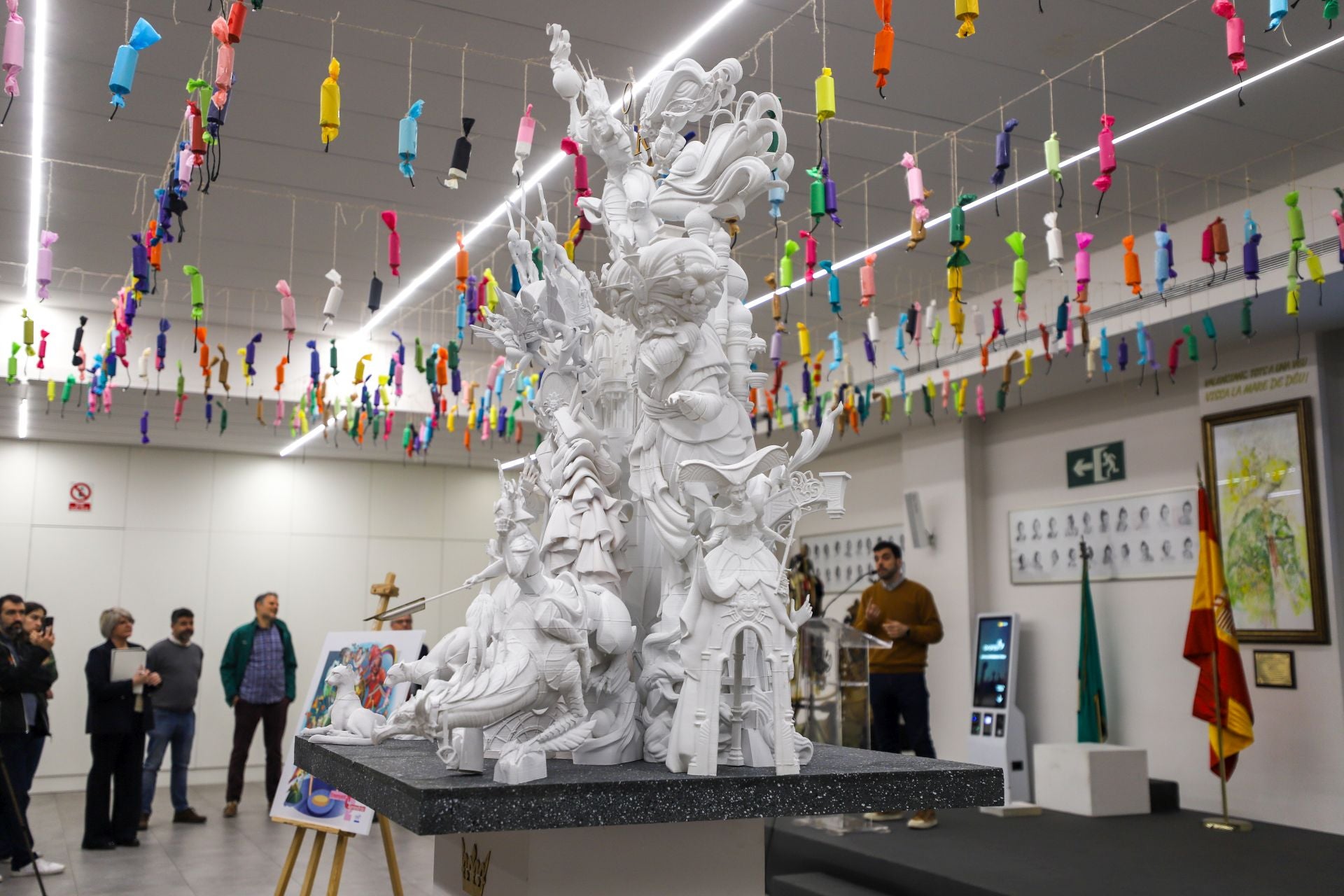 La Falla Convento muestra las maquetas de sus fallas