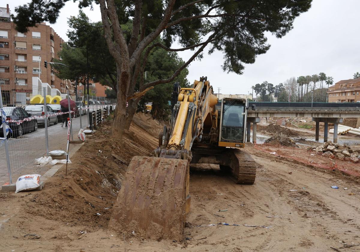 La alerta por el temporal paraliza las obras de reconstrucción en Paiporta