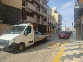 Una calle de Algemesí.