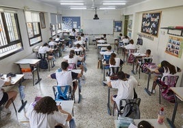 Los alumnos volverán a las aulas después de tres días.