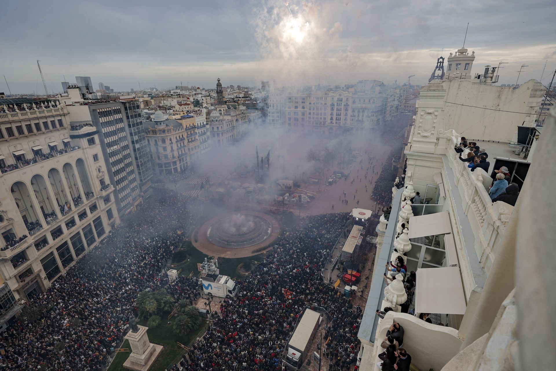 La mascletà de Nuria Martí de las Fallas 2025, en imágenes
