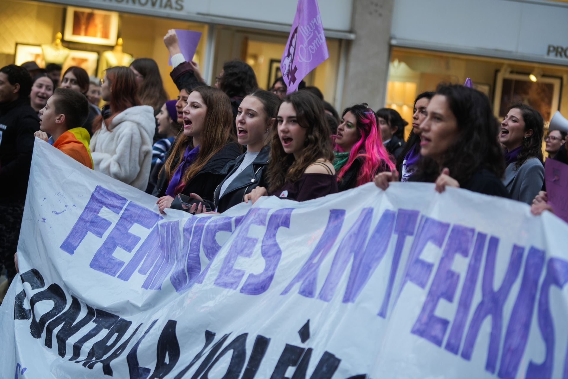 Las imágenes de la manifestación del 8M en Valencia