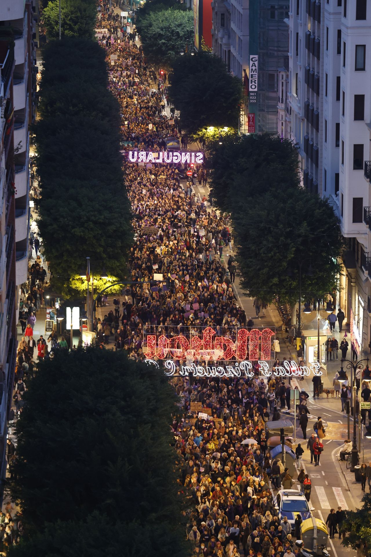 Las imágenes de la manifestación del 8M en Valencia