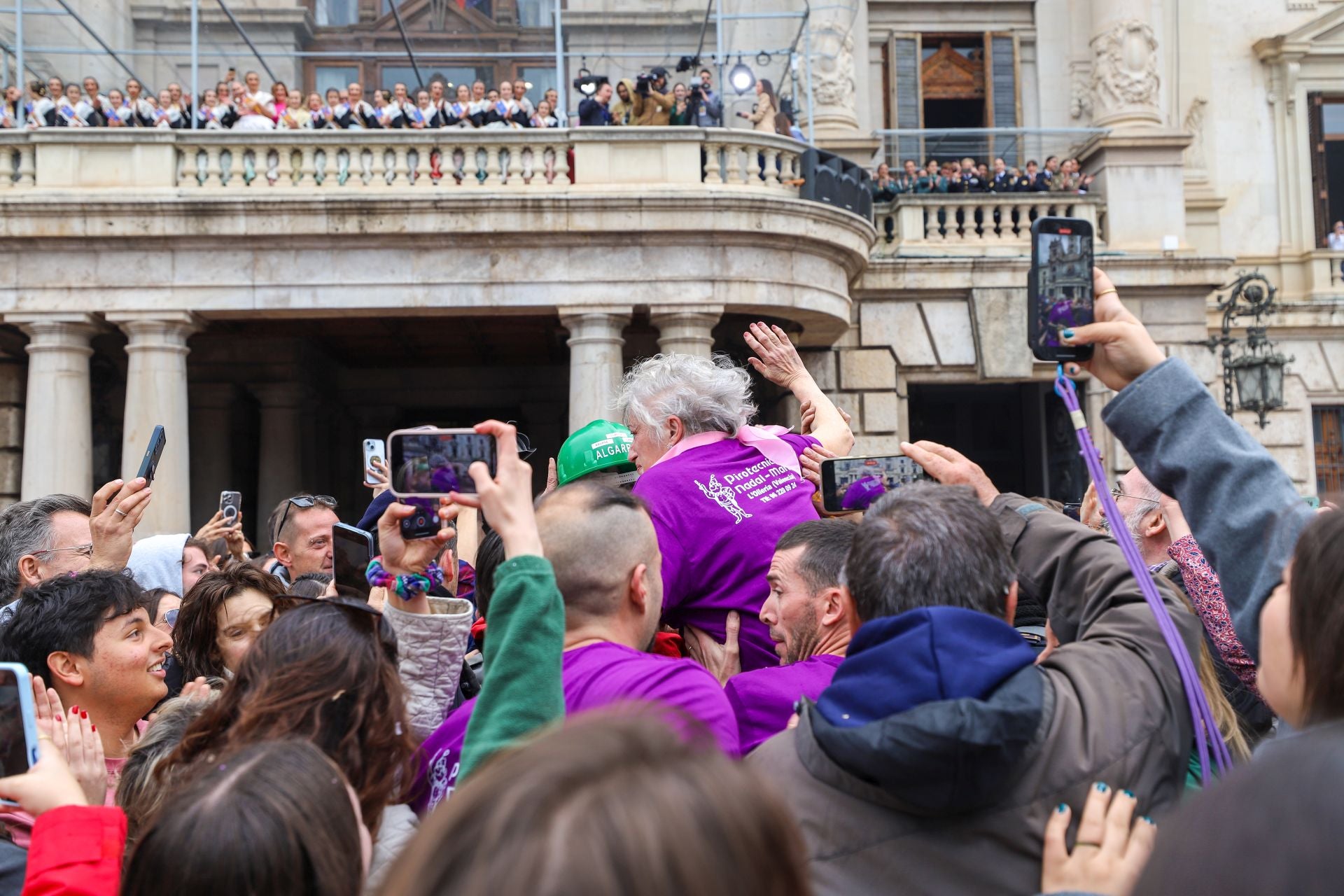 La mascletà de Nuria Martí de las Fallas 2025, en imágenes