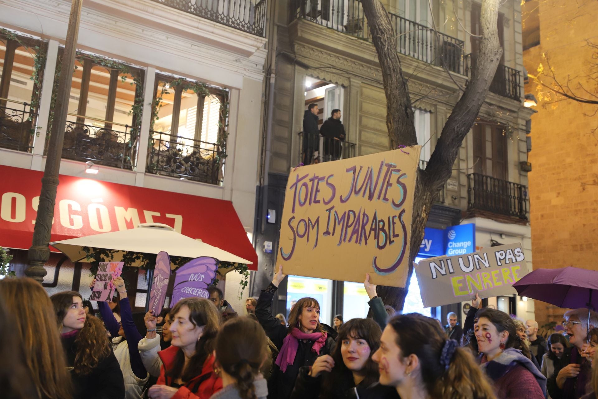 Las imágenes de la manifestación del 8M en Valencia