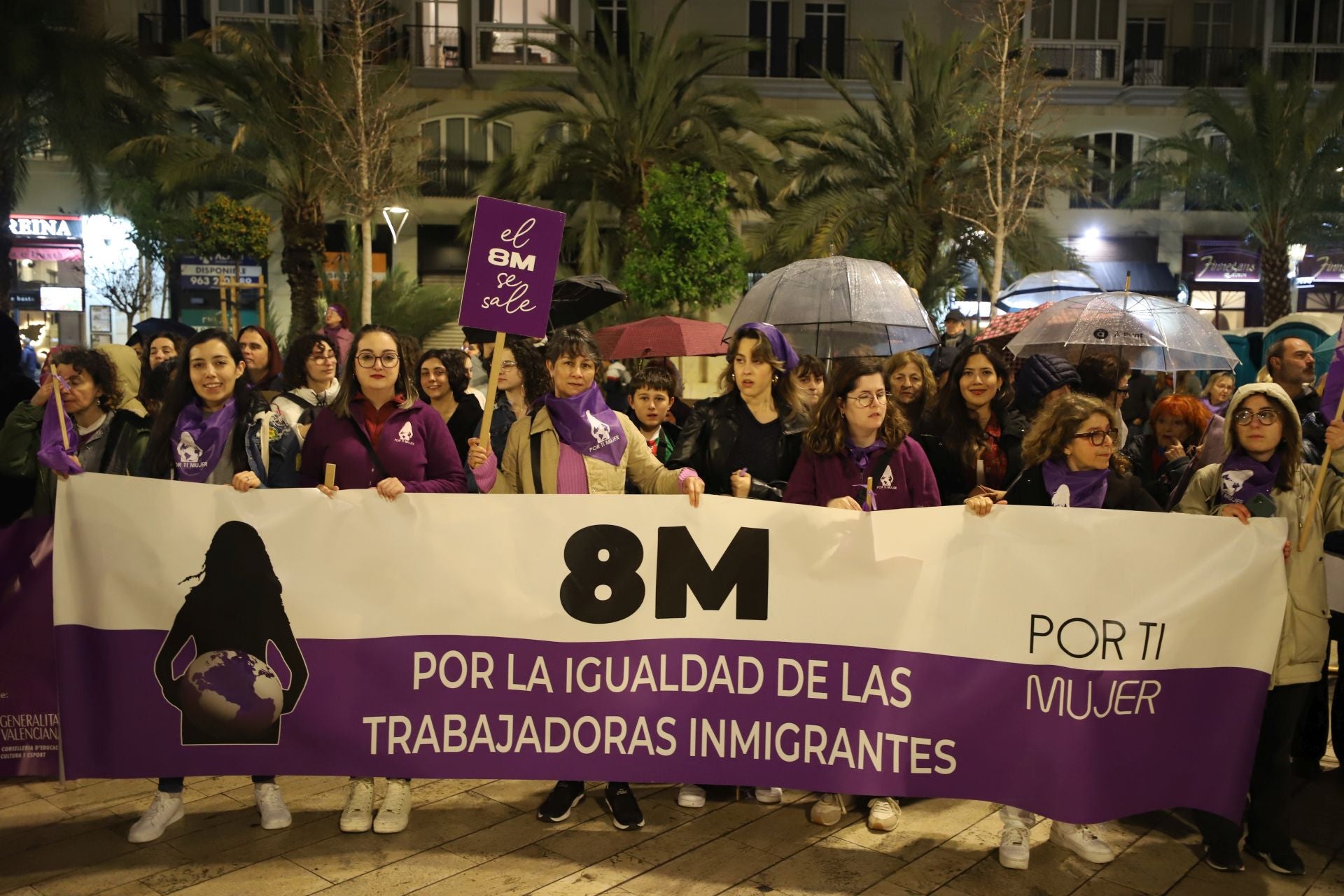 Las imágenes de la manifestación del 8M en Valencia