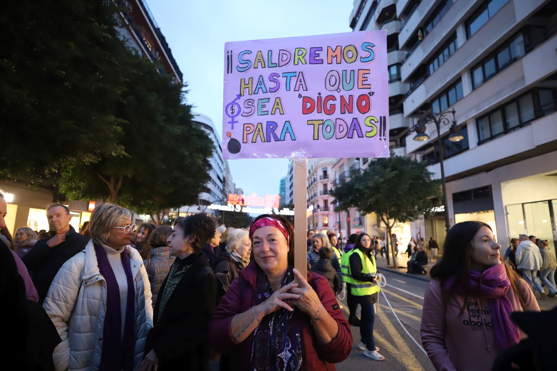 Las imágenes de la manifestación del 8M en Valencia