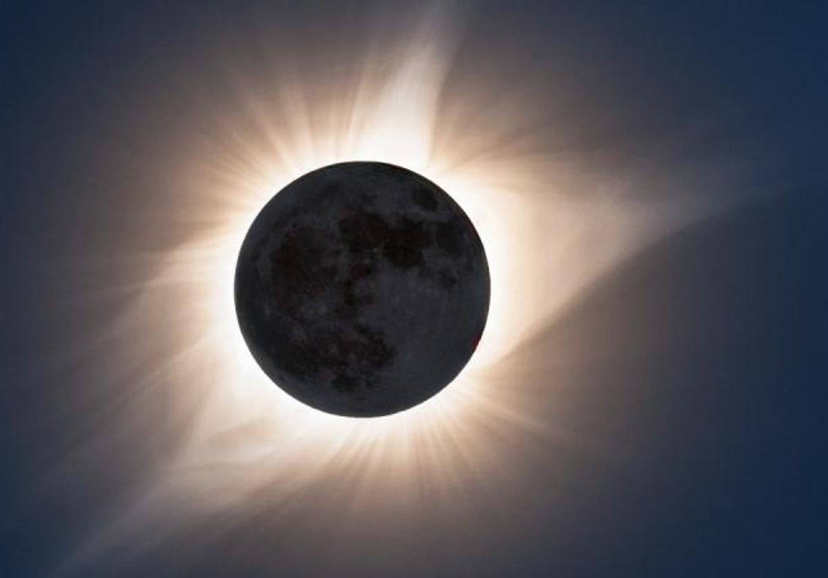 Un eclipse solar, en una imagen de archivo.