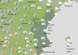 Previsión a mitad de semana.