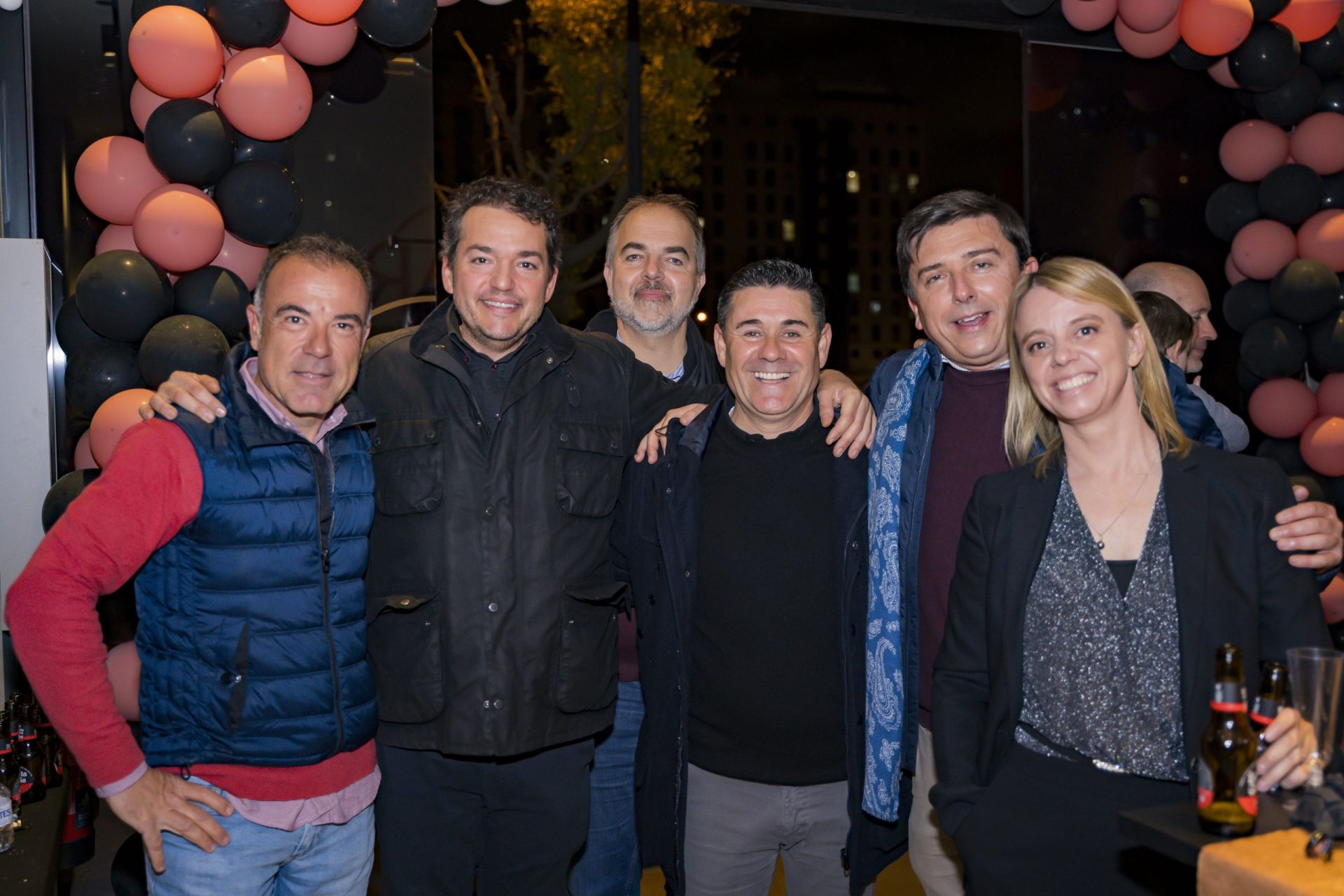 Emilio Tinaut, César Lacuesta, José Luis Bonet, David Roger, Jorge Traver y la doctora Ana Müller.