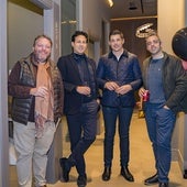 Lluís Bertomeu, Carlos Navarro, José Manuel Baquero y Santiago Calaforra.