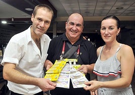 Boletos ganadores de un premio de la ONCE. Imagen de archivo.