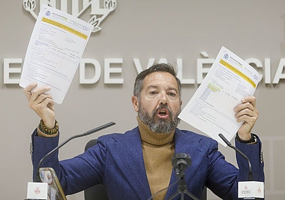 Badenas, durante su rueda de prensa la semana pasada.