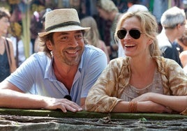 Javier Bardem y Julia Roberts.