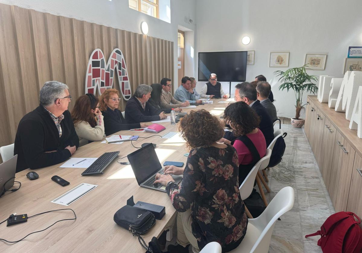 Reunión celebrada este miércoles en la sede de la Mancomunitat.