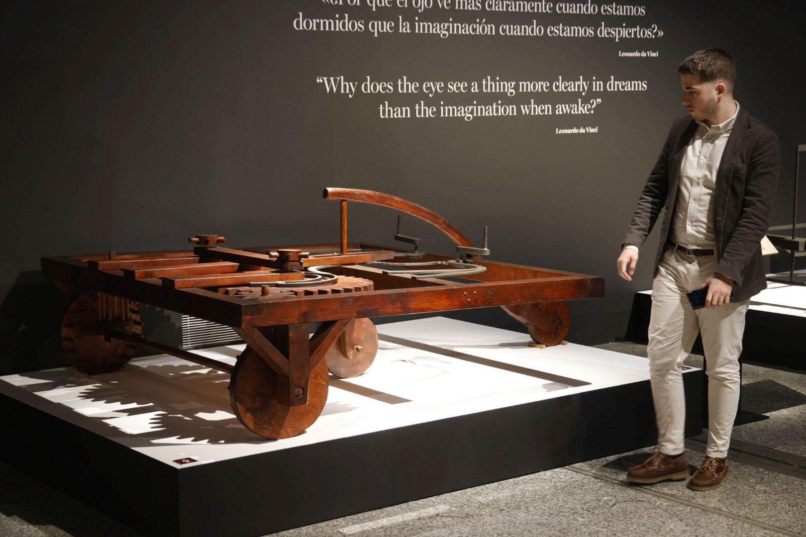 Fotos: la exposición de Leonardo Da Vinci llega al Museo de las Ciencias de Valencia