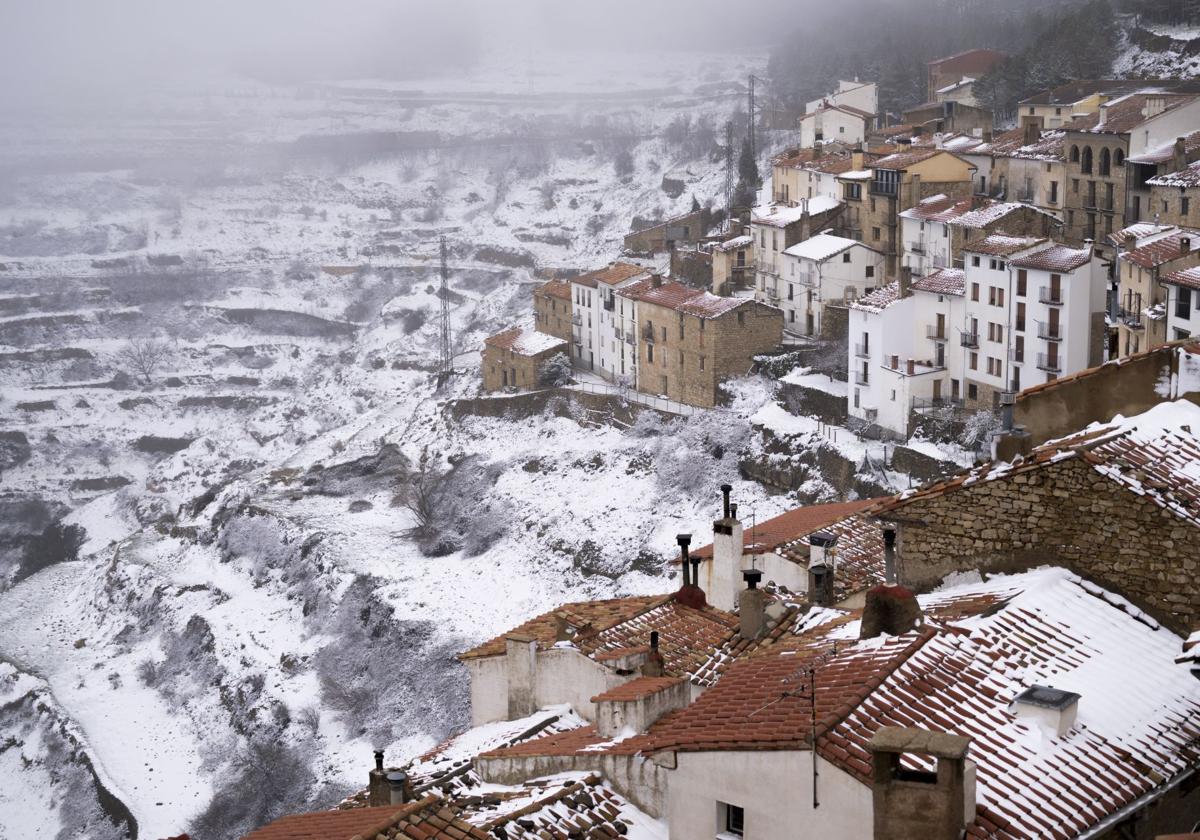 Nieva en Castellón