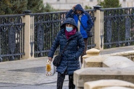 Nieve en Teruel este viernes.