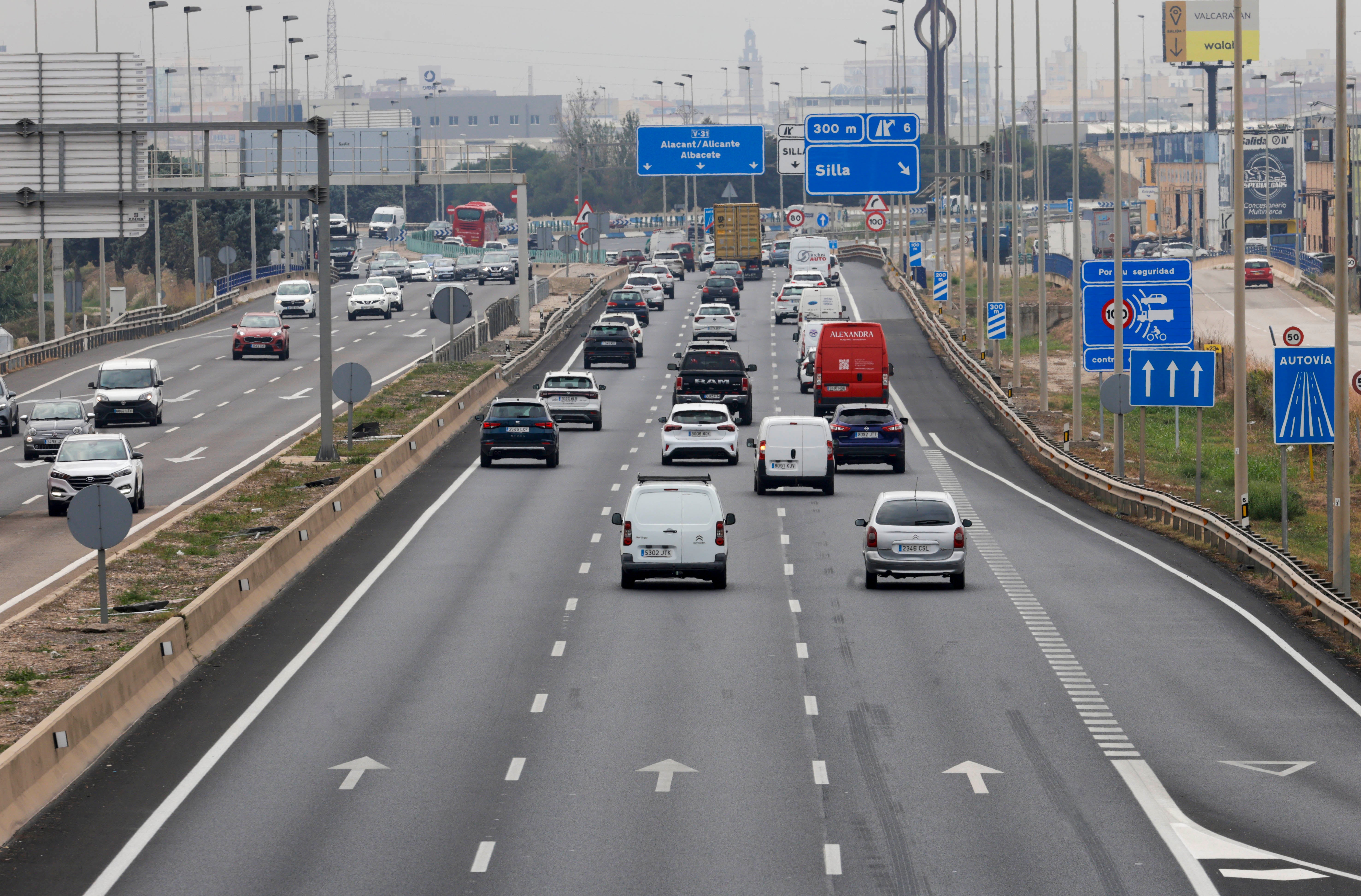 Los hechos tuvieron lugar en la carretera V-31.