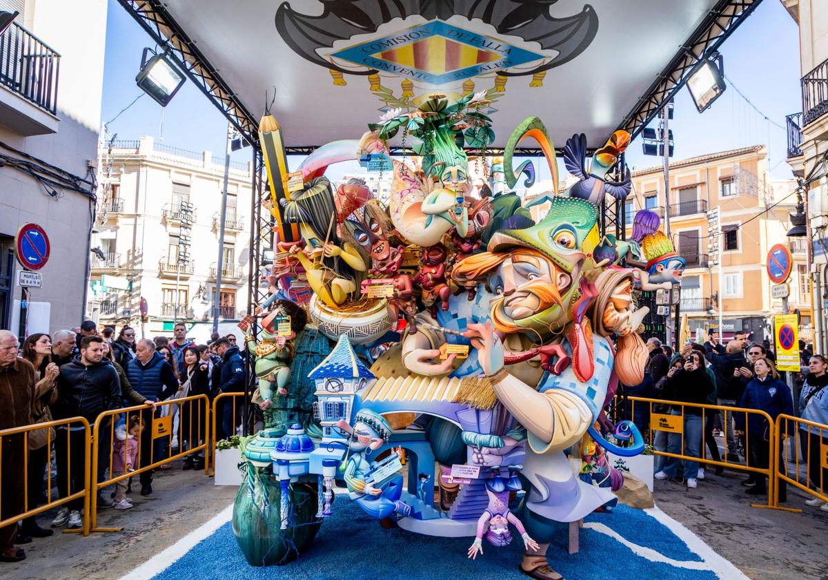 Así es la falla Infantil de Convento Jerusalén