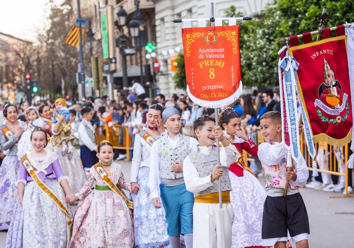 Entrega de premios infantiles de las Fallas 2024.