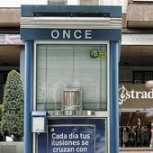 Un kiosco de la ONCE en una imagen de archivo.