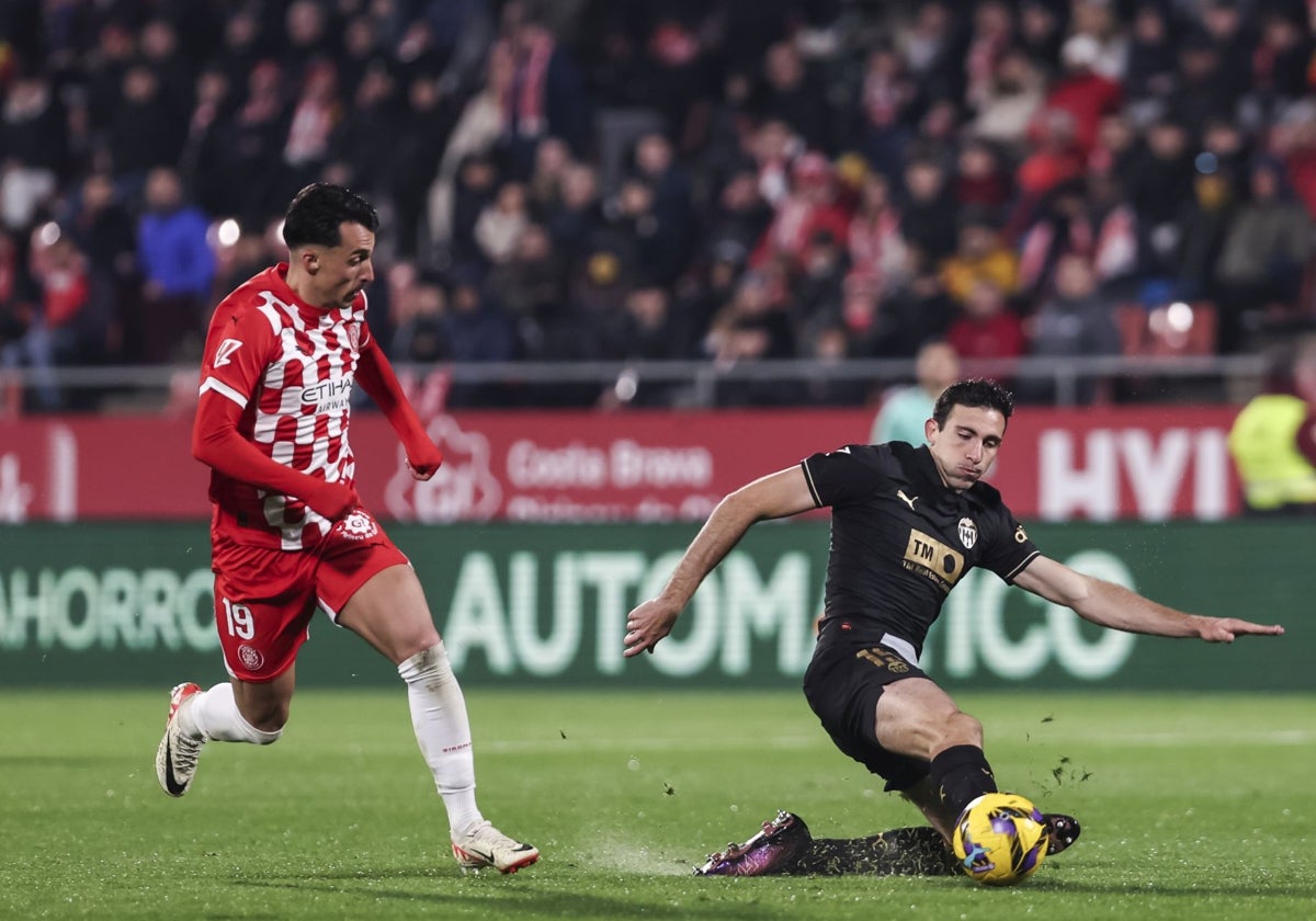 Tárrega, en el partido contra el Girona de este sábado.