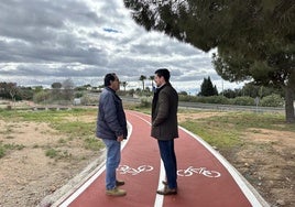 Nuevo carril ciclopeatonal.