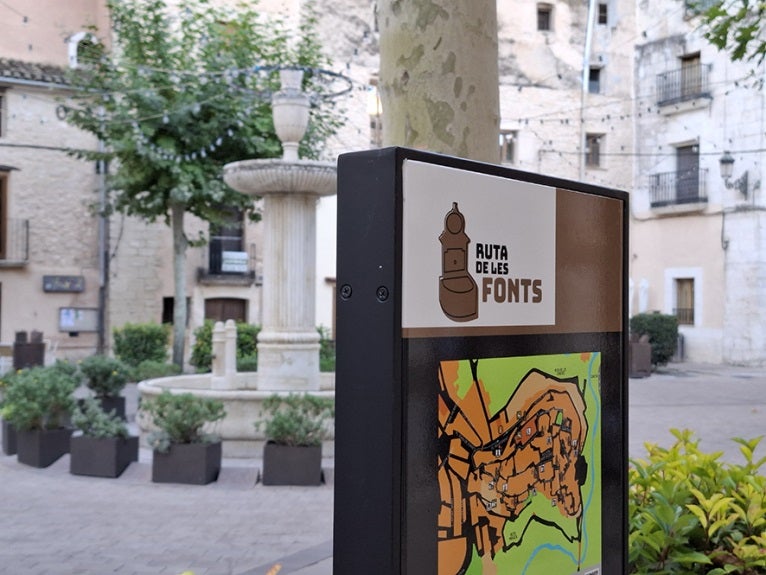 Señalización Ruta de les Fonts.