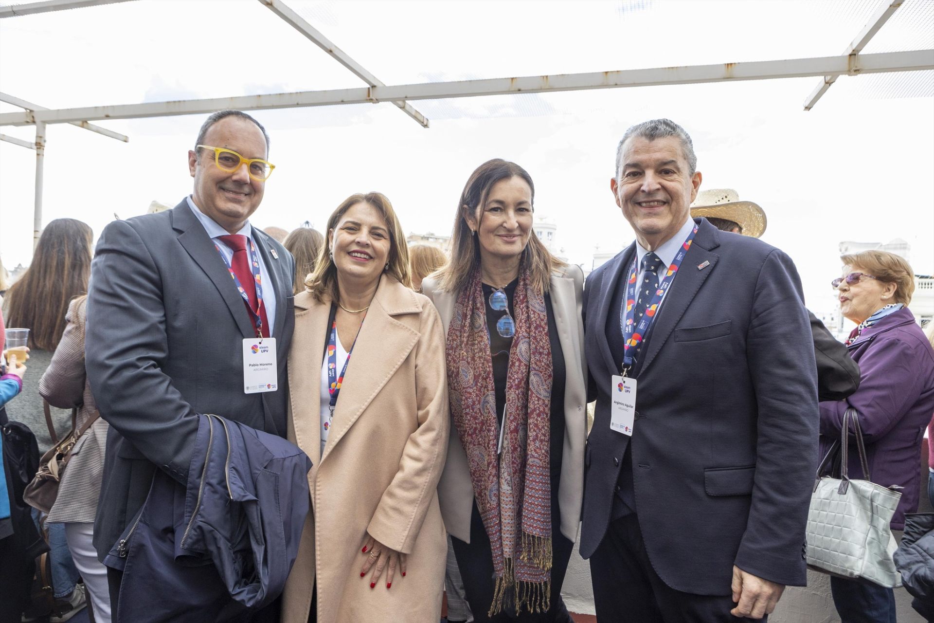 Pablo Moreno, Débora Salom, Mónica Gil y Argimiro Aguilar.