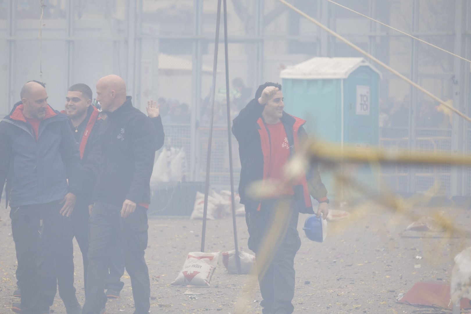 Fotos: Así ha sido la mascletà de Pirotecnia Vulcano