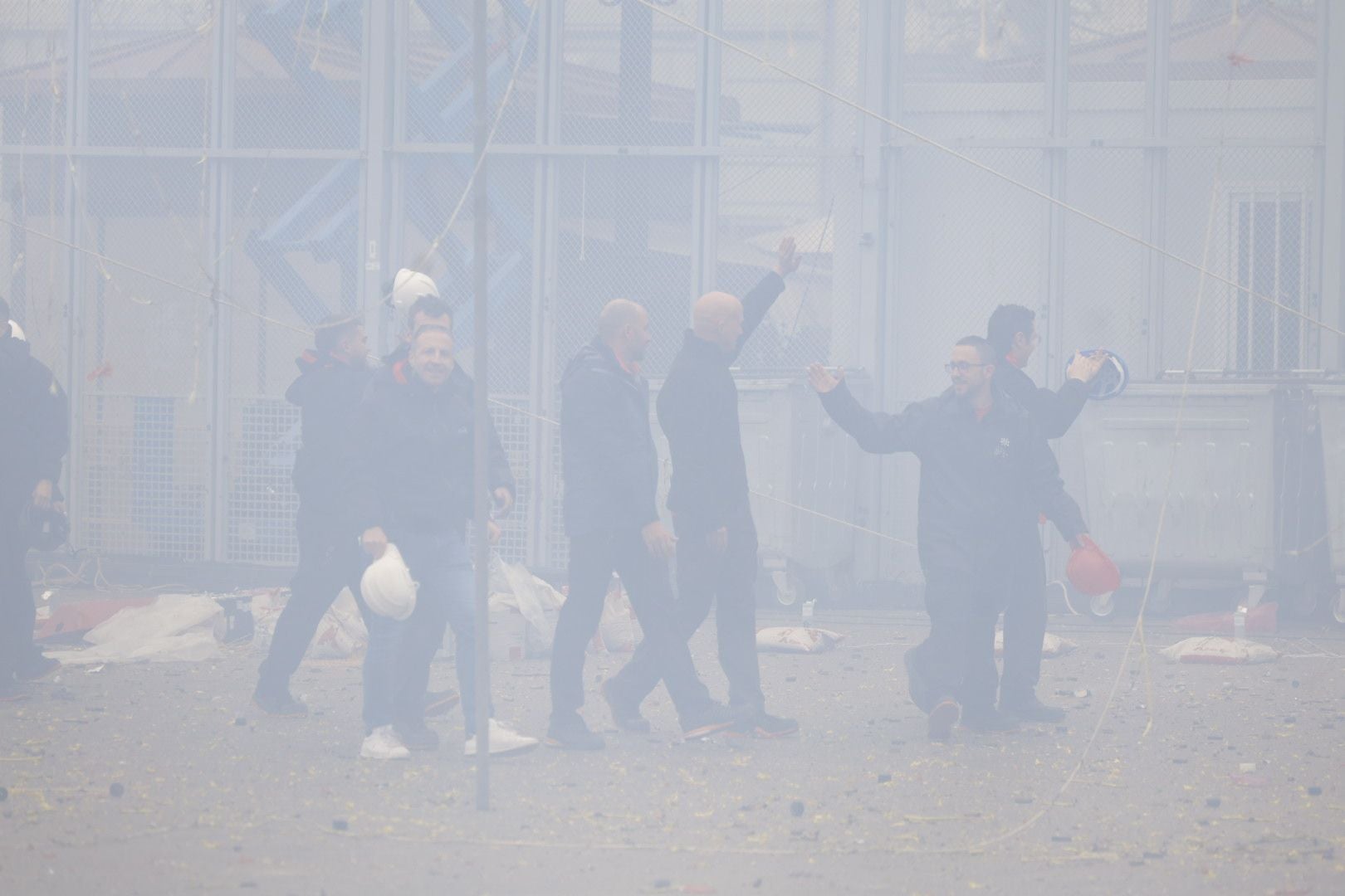 Fotos: Así ha sido la mascletà de Pirotecnia Vulcano