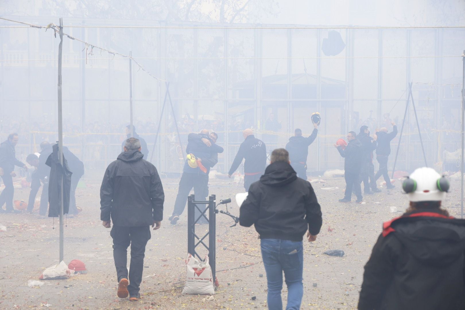 Fotos: Así ha sido la mascletà de Pirotecnia Vulcano