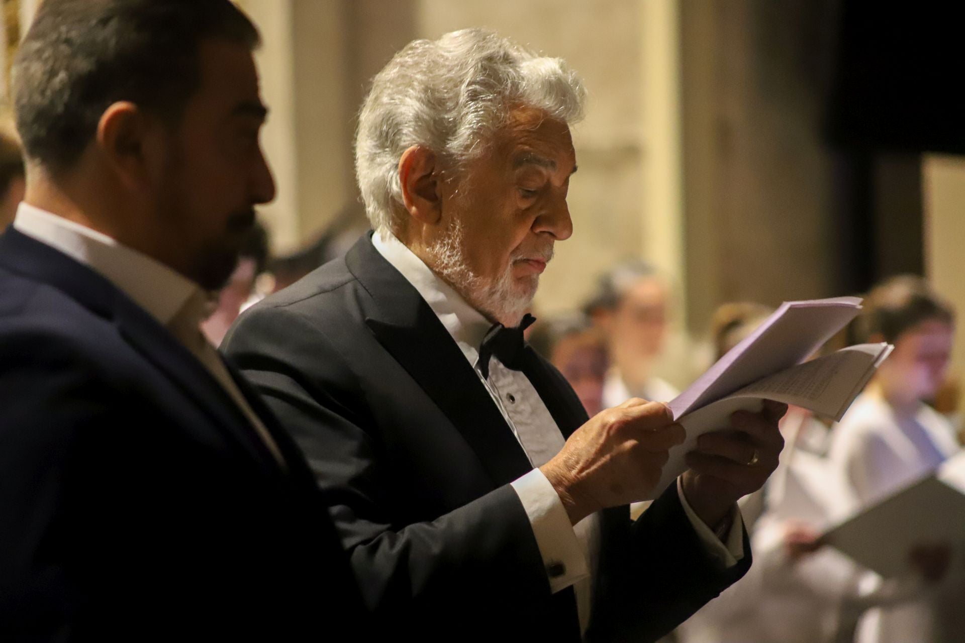 FOTOS | El Orfeón Donostiarra y Plácido Domingo cantan a Valencia
