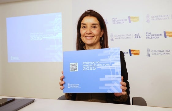 Ruth Merino, durante la presentación de los presupuestos.