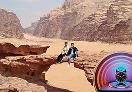 Dos valencianos recorriendo Jordania