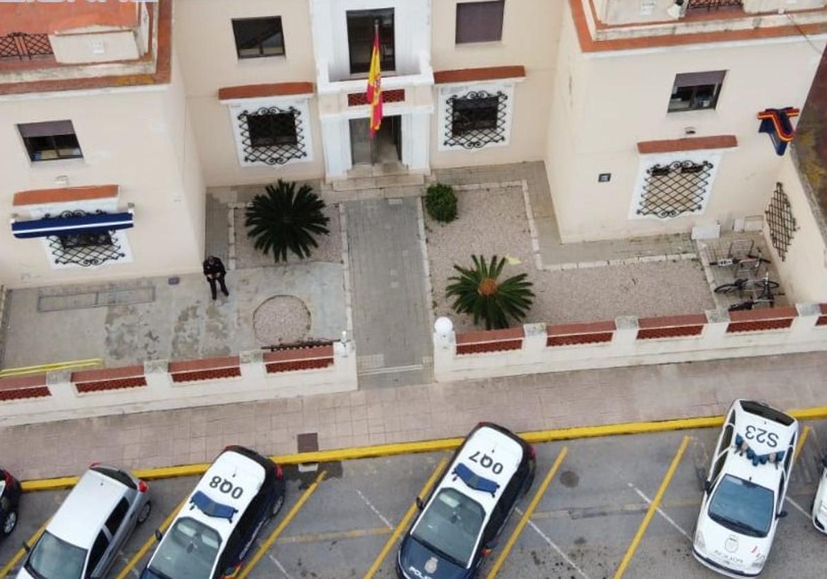 Cuartel de la Policía Nacional en Denia.