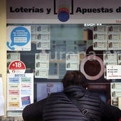 Una administración de lotería en una imagen de archivo.