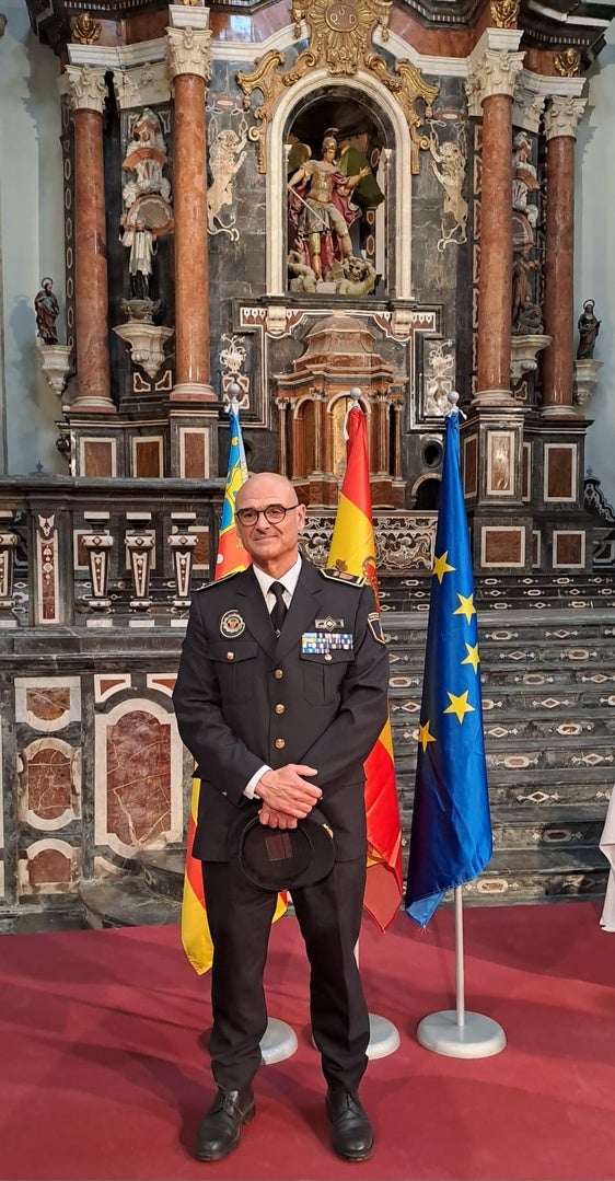 Paco Oltra, jefe de la Policía Local de la Pobla Llarga.